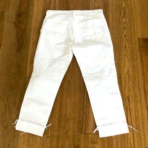 Crop Gap White Denim sz 29
